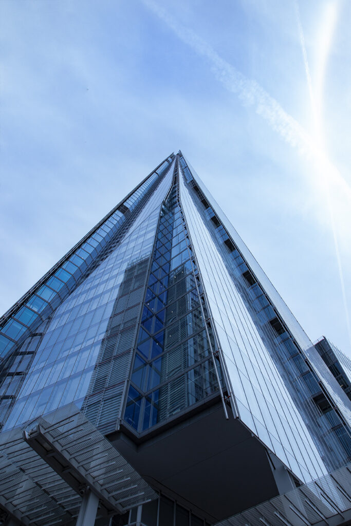 The Shard vue d'en bas
